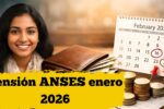 Pensión ANSES enero 2026: quién cobra $85.000 y cuándo se paga