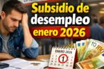 Subsidio por desempleo enero 2026: cómo solicitar €480 mensuales y fechas de cobro