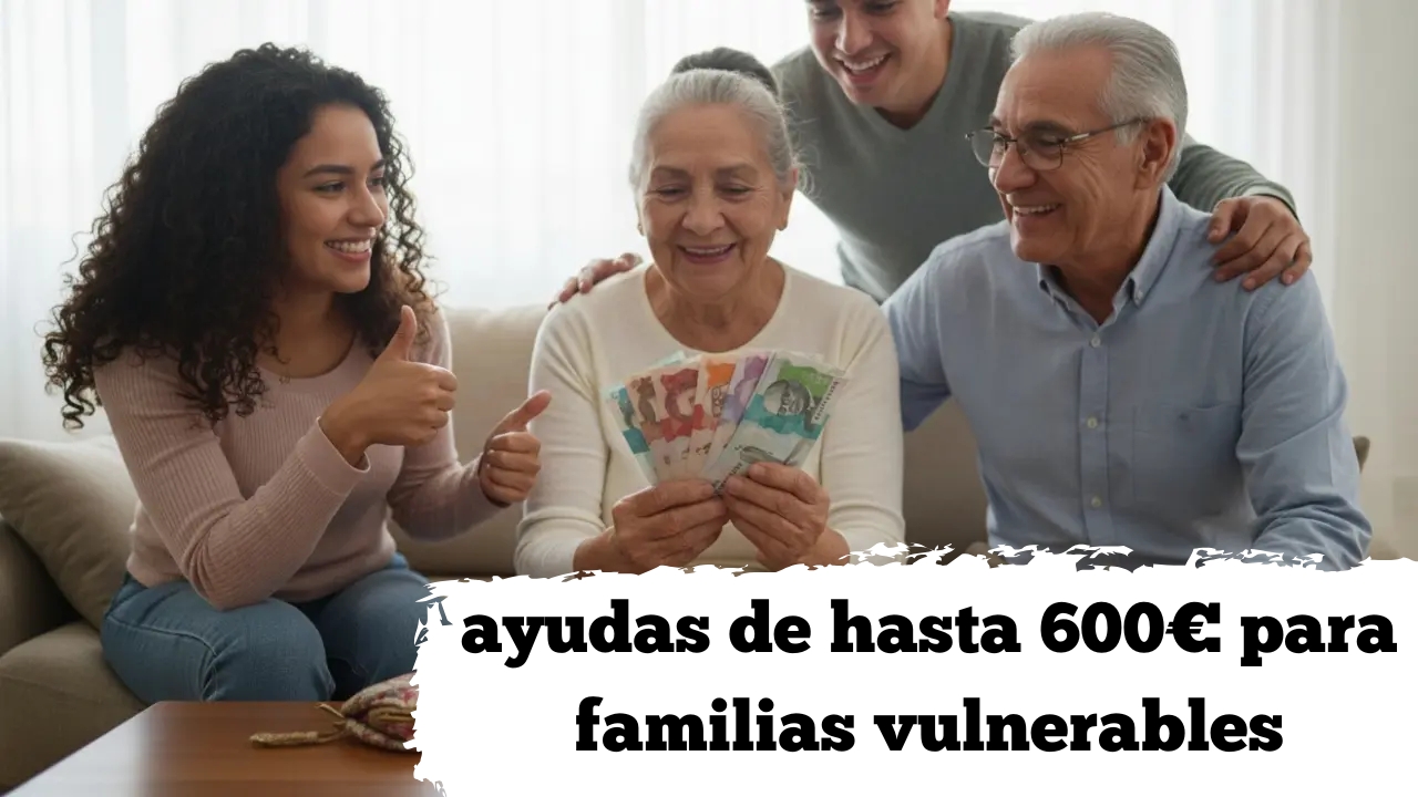 España: ayudas de hasta 600€ para familias vulnerables – quién califica y cuándo se paga